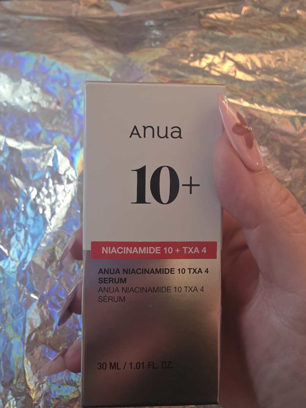 Anua Niacinamide 10+ TXA 4 Serum – Pink and White Packaging